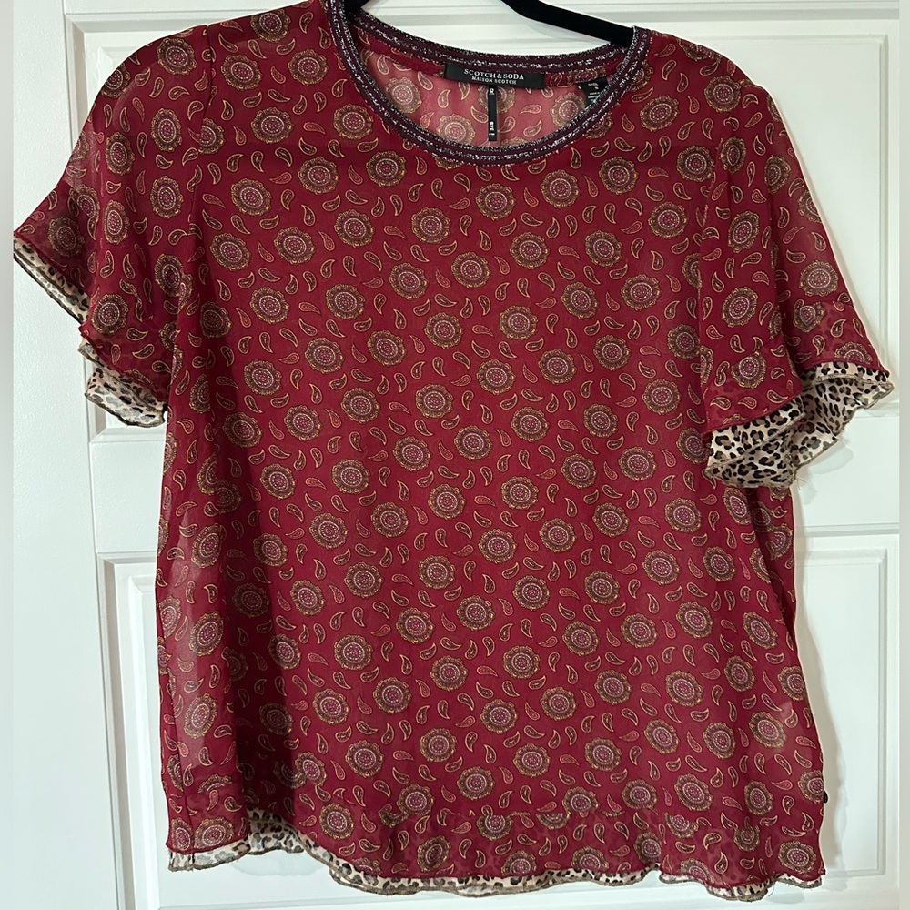 Scotch and Soda top in beautiful colors